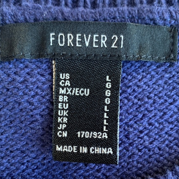 Forever 21 Smiley Face Knit Vest - Yellow and Purple - Picture 2 of 16